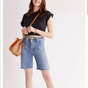 AGOLDE 90S PINCHWAIST ULTRA HIGHRISE BERMUDA SHORT